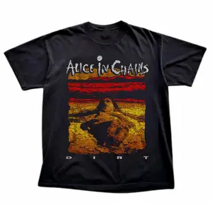 Alice In Chains Dirt Album Cover Men's Cotton T-Shirt, Rock Music Band Tee, graphic Tees, 90s vinatge TShirt, gift for fan
