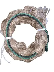 Adult Saddle Bronc Rein Extra Soft Black & Kelly Green Cord on Tan Poly 6' Tack Paracord Neck 6Ft Bronc Reins