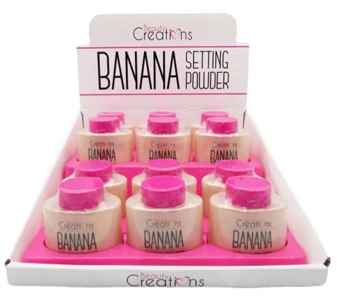 Beauty Creations Banana Setting Powder - Wholesale Display 12 Units (BSP01)