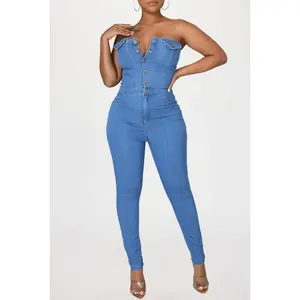 Desiree Denim Jumpsuit