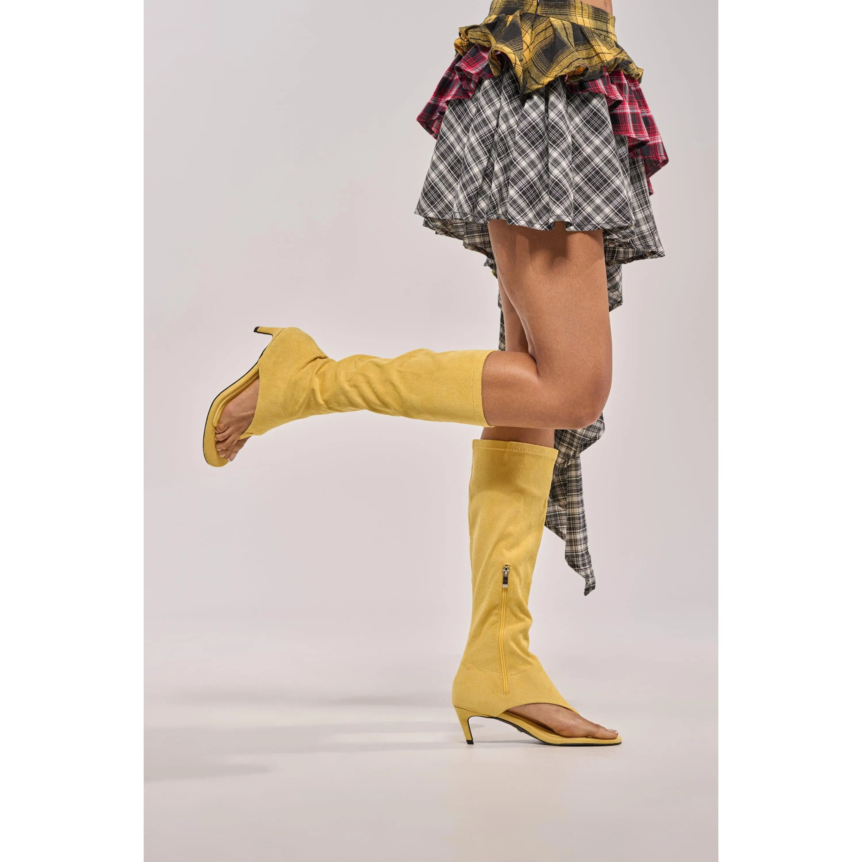 AZALEA WANG CECILE MUSTARD SANDAL STILETTO - TikTok Shop