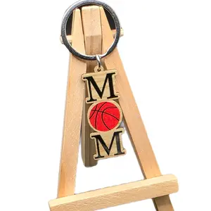 Mom Basketball Keychain - Perfect Gift for Sports Enthusiasts