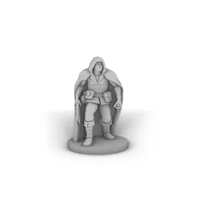 Human Male Rogue 5 Whip-Dagger Tabletop DND Gaming Miniature