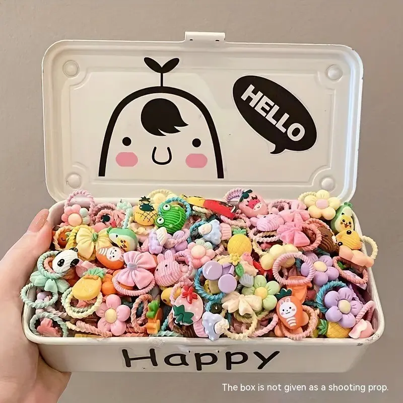 60/120 PCS Upgraded ElasticHairTies,SuperDurable & UnbreakableHairBandsforWomen,CostumeHairGear