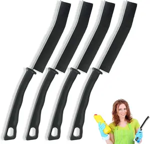 4PCS Crevice Cleaning Brush Skinny Hard Bristle Fine Gap Brush Multifunction Grout Brushes for Dead Corner Groove Tiles Gap