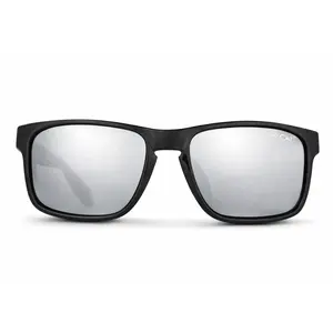 Black Polarized Mavericks Chrome Lens