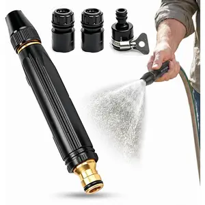 Turn Any Hose into a High Pressure Water Washer Jet, Heavy Duty Garden Hose Nozzle, Multi Function Lawn Garden Watering Sprayer, Spray Nozzles for Garden Hose for Cleaning Yard Pets Car, Pressure Washer, New Pressure Washer Wand,Pressure Washer