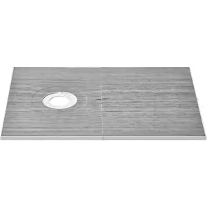 VEVOR 38x60 Shower Kit with Curb, Waterproofing Membrane Thickened Shower Base EPS Material, 6.3 Central Drain Easy to Cut with 2 Waterproof Cloths, Shower Pan Slope Sticks Fit, for BathroomVEVOR Super Brand Day