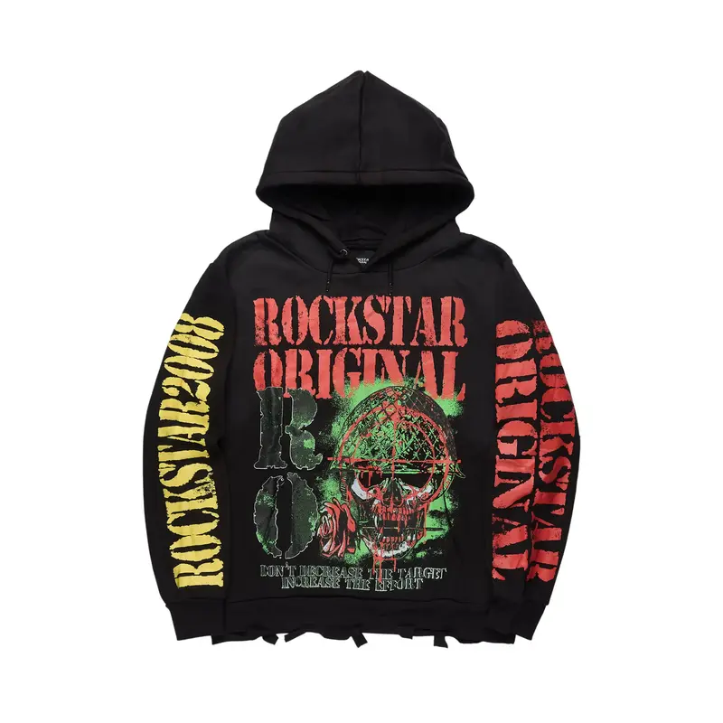 black grey and red hellstar hoodie - TikTok Shop