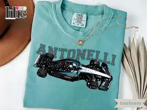 Andrea Kimi Antonelli Shirt Vintage F1 Merch Shirt, Formula 1 Tee, Comfort Colors Vintage Formula One T-shirt, Gift for Mercedes Racing Fan