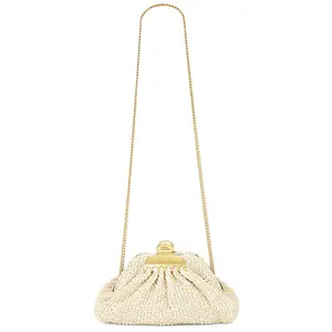 Marc Jacobs The Small Claw Clip Clutch in Natural