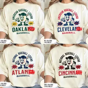 All Team Baseball 2025 T-Shirt, Unisex Sports Fan Tee, Game Day Baseball Shirt, Graphic Team Top, Gift for Fans GLNXN