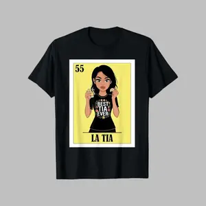 Celebrate Latina Heritage with Stylish Tia Ever Spanish T-Shirt Featuring Unique Family and Casual Wear Designs in Multiple Sizes