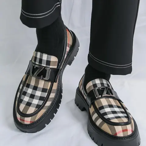 1 Pair Comfortable Socks, High-Quality Soft Material, Ideal for Everyday Use, Perfect Fit for All Sizes, Casual Korean Chunky Thick Loafers, Walking Shoes, Footwear Slipon, Slip On Fashion, Slip Shoes