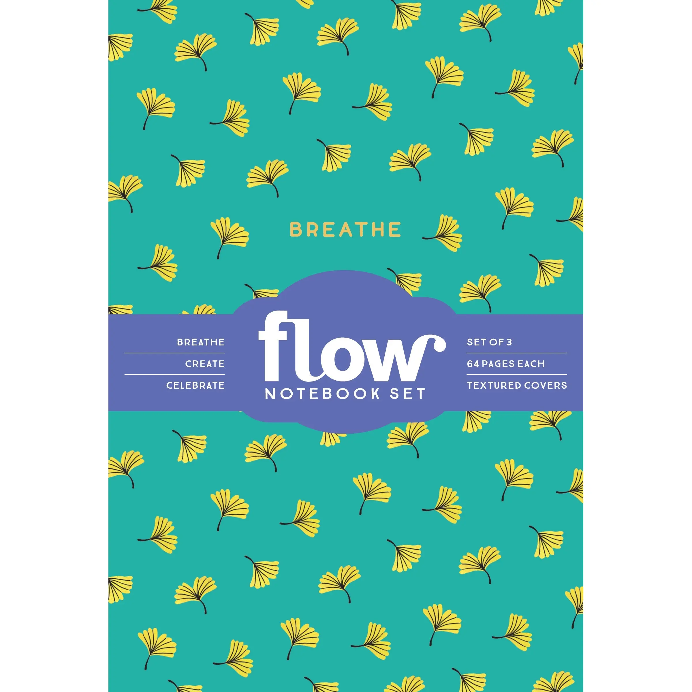 Breathe, Create, Celebrate Notebook Set by Irene Smit, Astrid van der Hulst, Editors of Flow magazine, Sanny van Loon