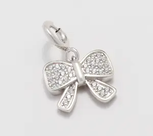 Diamonique x Kathy Levine Pave Charmed Add-Ons, Sterling Silver