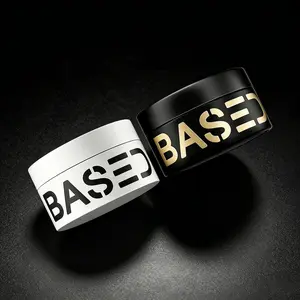 BASED Hair Styling Duo: 3oz Matte Strong Hold Hair Clay + Medium Hold Medium Shine Pomade | Simple & Effective