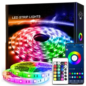 Led Strip Lights 65.6ft RGB 5050 Color Changing  Led Lights for Bedroom Music Sync Smart App and Remote Control for Home Dorm Room Party Easter Decoration,2 Rolls of 32.8ft