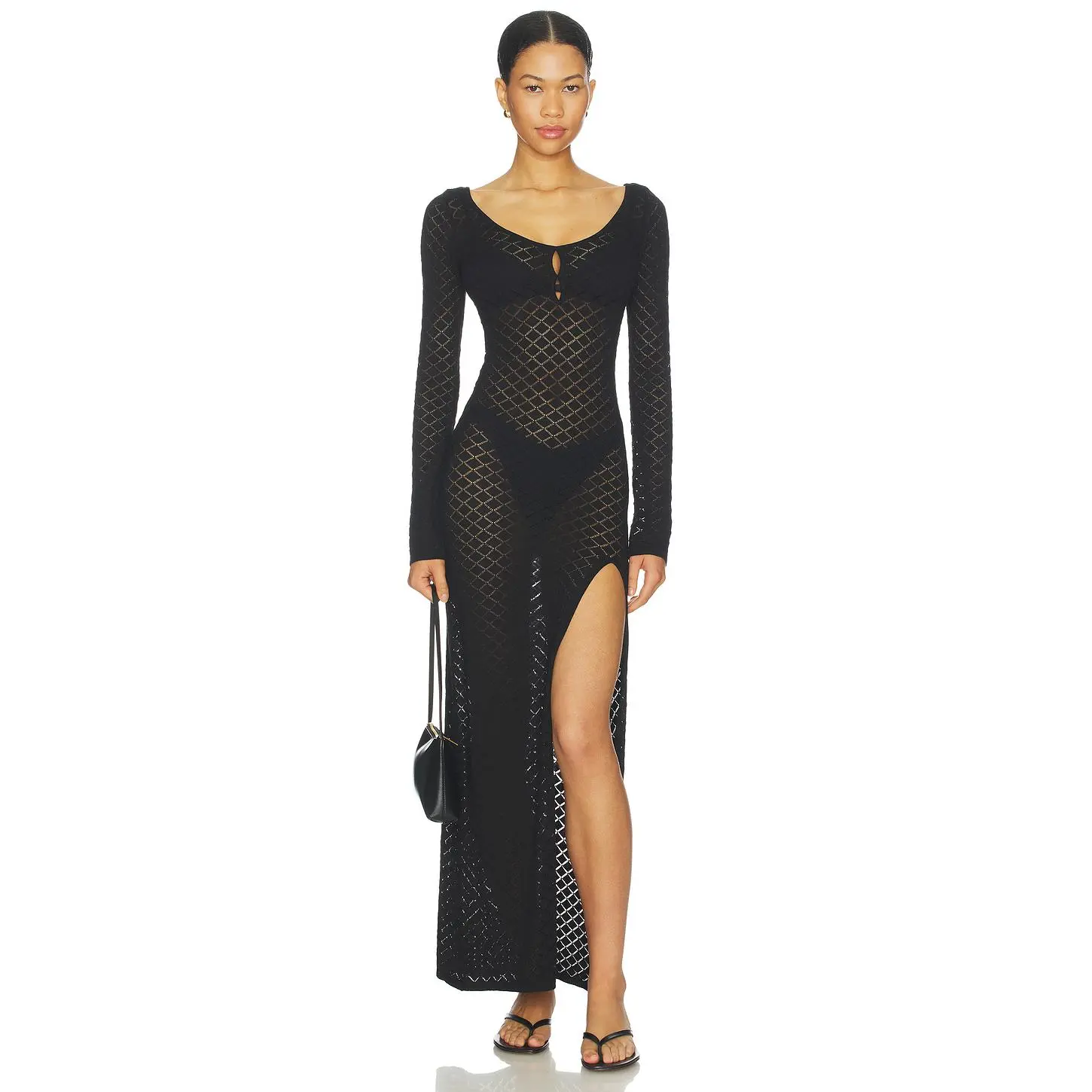 superdown Azalea Maxi Dress in Black