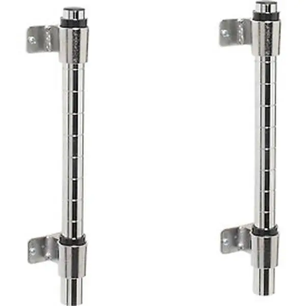 Wall Mount Post & Bracket Kit - Steel - 14 in. - Assembled - Durable Design