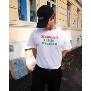 Mommy's Little Meatball Shirt, Italian NYC Shirt, Nic Funny T-Shirt, Unhinged Meme Shirt That Goes Hard, Proud Italian Gift