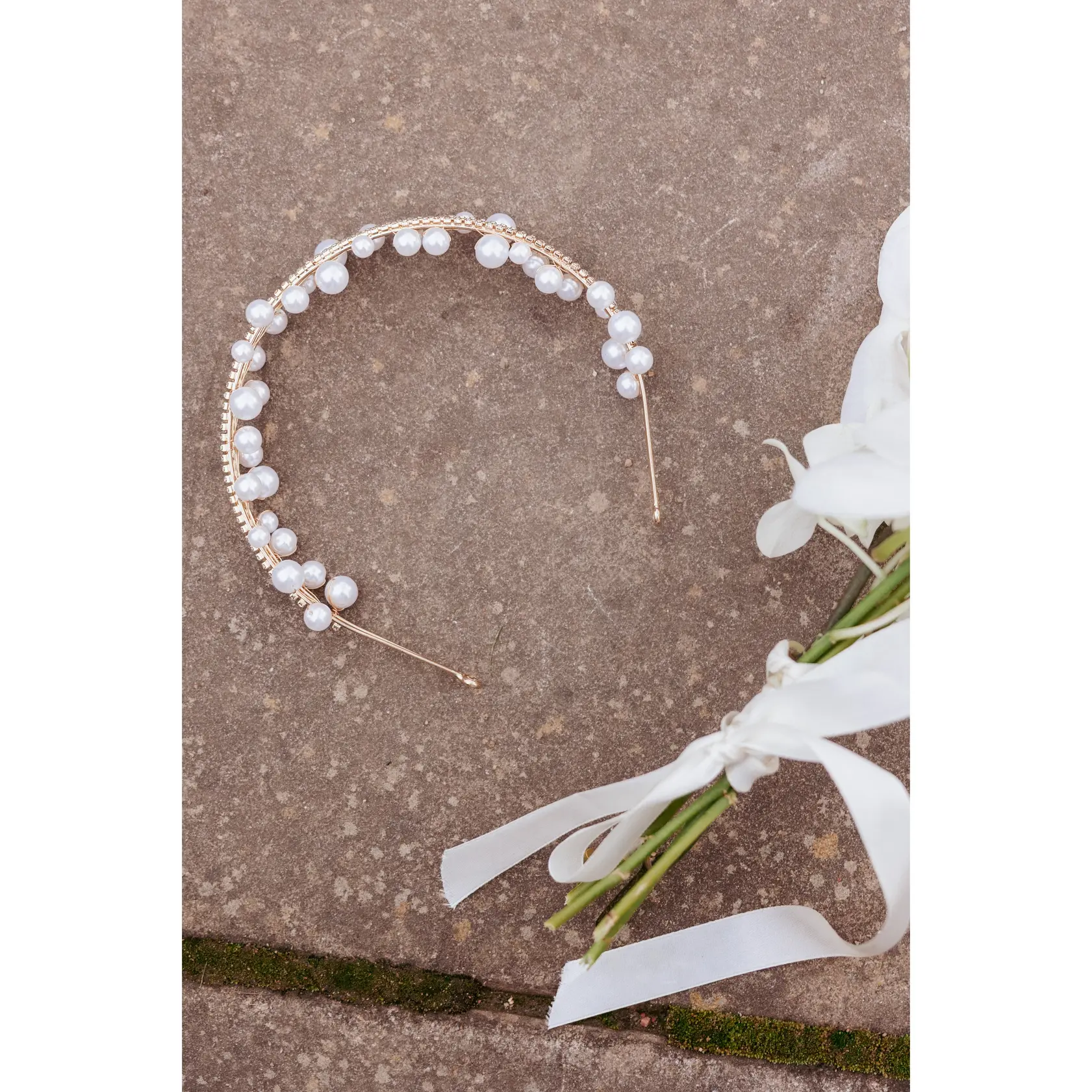 Gale Headband - Pearl
