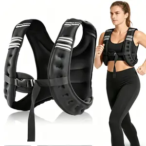 【SummerVibes】Lightweight Weighted Vest for Women, 10/12/15/18LB Adjustable, Comfortable Rucking Vest for Walking, Jogging, Home Workout, with Reflective Stripe & Phone Pouch