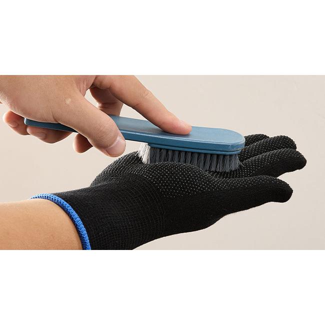 COOLJOB 12/60 Pairs Cotton Work Gloves with Non-Slip Grip Dots, Breathable Lightweight Gloves for Construction Gardening