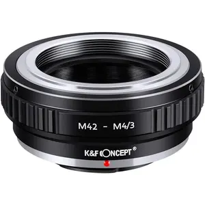 K&F Concept M42 Lens to Micro 4/3 Lens Adapter,M42 Screw Mount to Micro Four Thirds M43 MFT Fits for Olympus PE, Panasonic Lumix