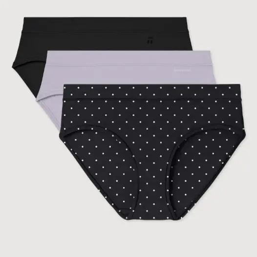 Black/Mini Polka Dot/Evening Haze