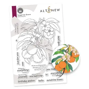Craft Your Life Project Kit: Tangerine Grove Stamp Set