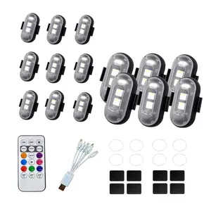 6/12/18/24 LED Lights , Wireless Led  Lights with Remote Control for Car,Waterproof USB Charing,LED Lights for Car, Truck,automotive & Bike