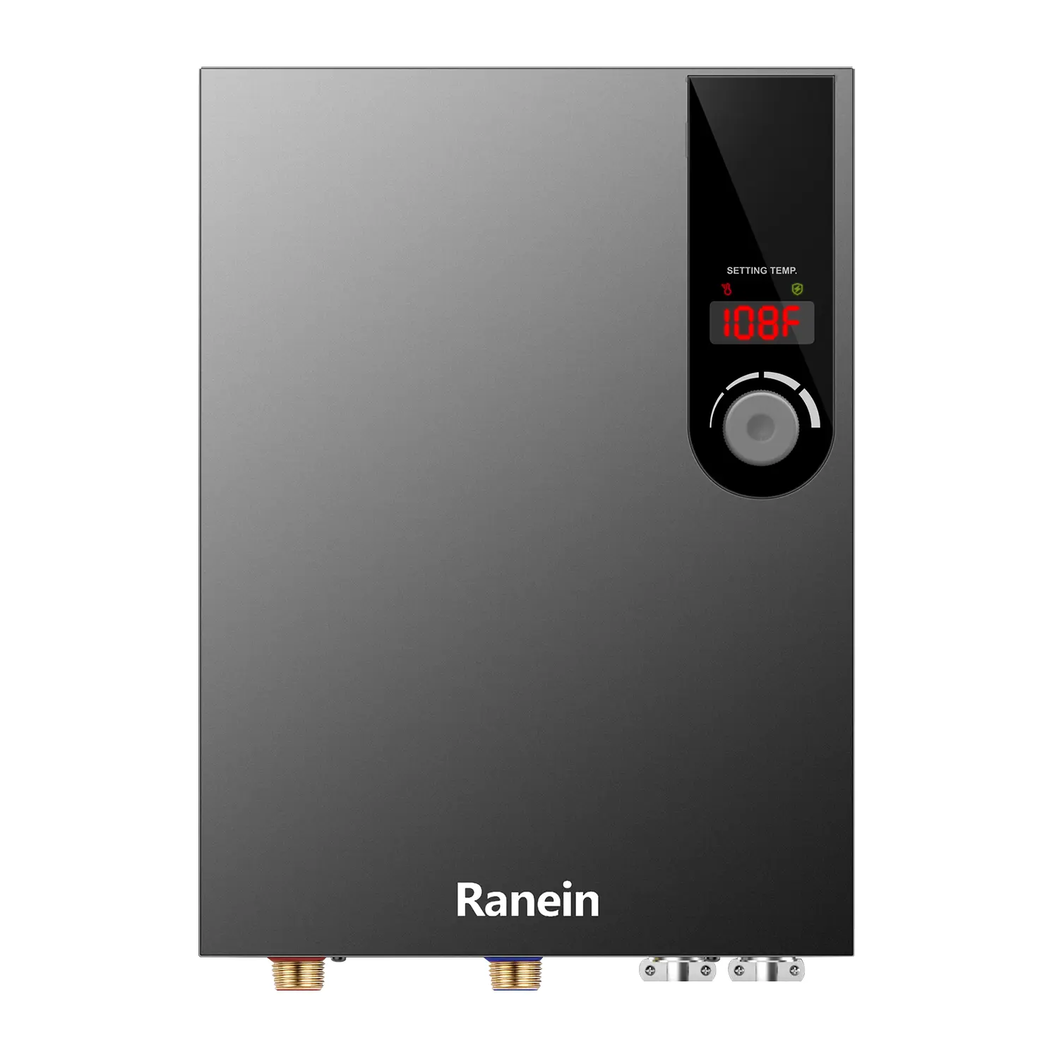 Electric Tankless Water Heater, 18kW 240V on Demand Instant Endless Water Heater with LED Temperature Display for Residential Whole House Shower, Space Saving