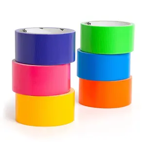 Rainbow Colored Duct Tape Pack - 6 Bright Colors, 10 Yards x 2 Inch Rolls - Duct Tape Heavy Duty, Bulk Multi-Pack for Arts, Crafts, DIY Projects -  to School Supplies - Teacher Supplies