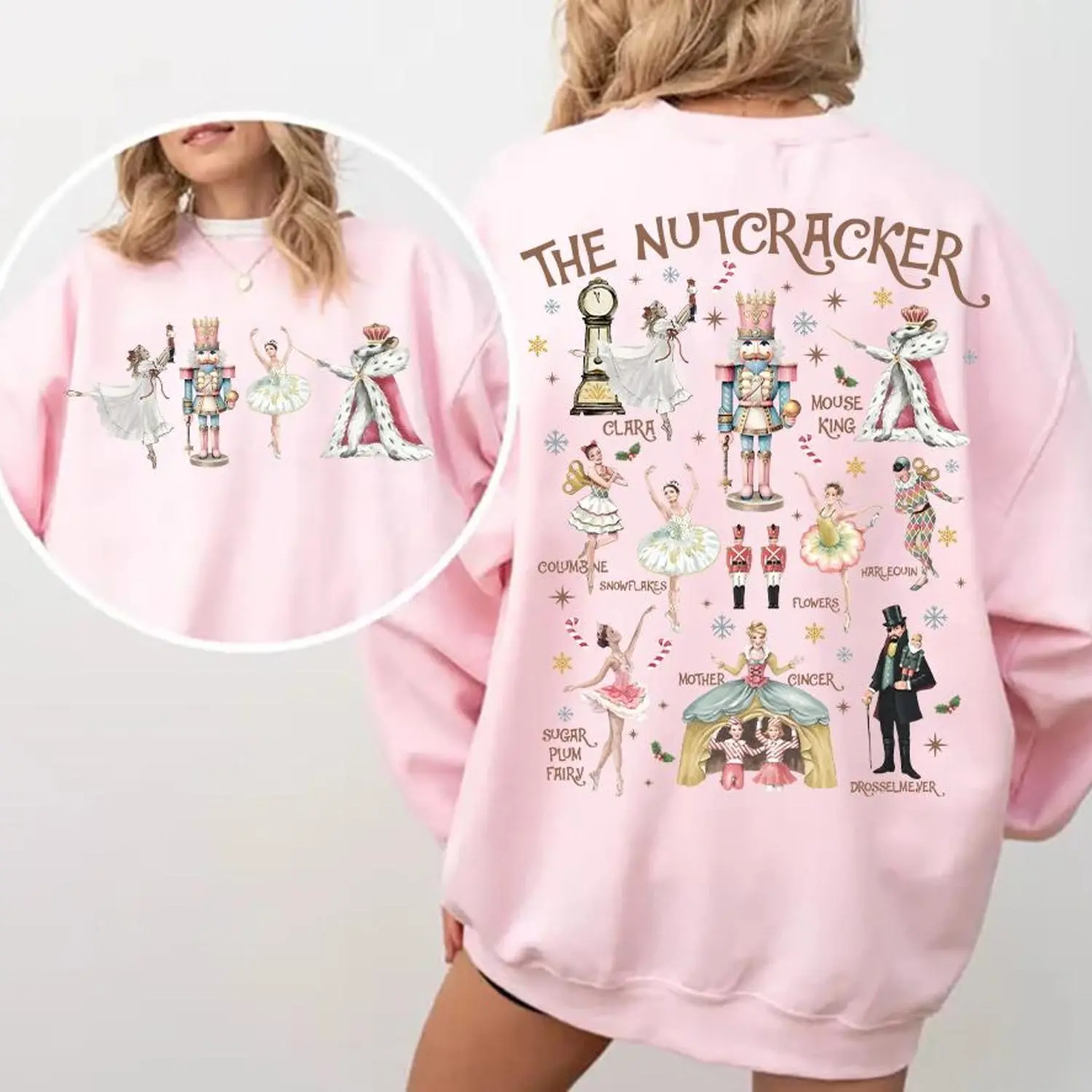 Nutcracker Sweatshirt, Christmas Nutcracker Crewneck, Christmas Hoodie Nutcracker Ballet, Christmas Party Sweatshirt, Xmas Gift