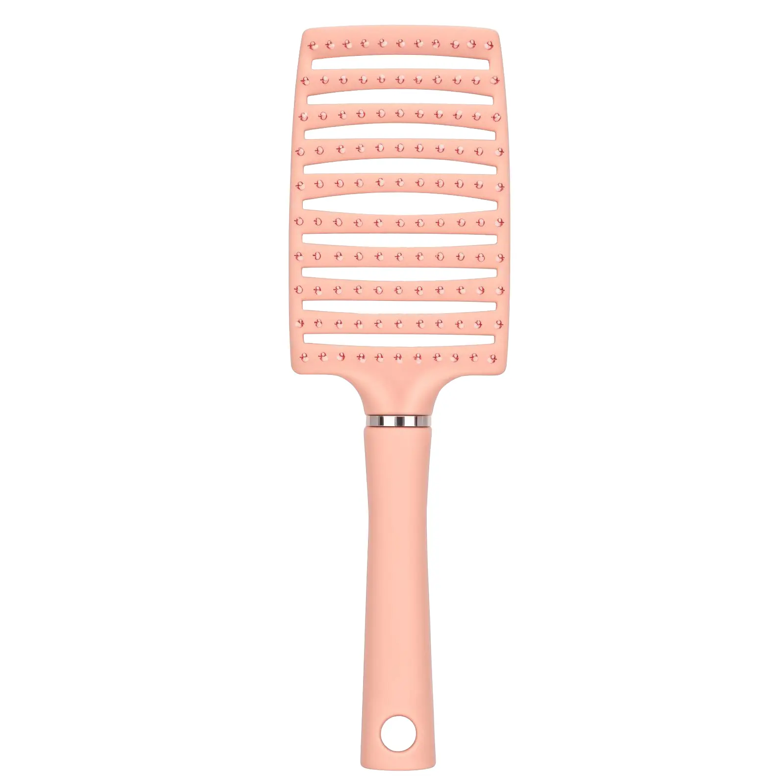Goddess Collection Pink Volumizing Styling Comb - Pink Hair Styling Tool for Enhanced Hairstyles Curved Hair Detangler Comb