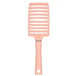 Goddess Collection Pink Volumizing Styling Comb - Pink Hair Styling Tool for Enhanced Hairstyles Curved Hair Detangler Comb