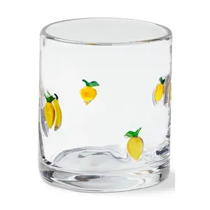 Lemon Double Old Fashioned Glass