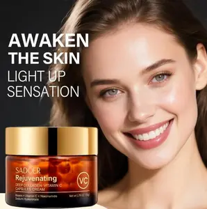 Deep Vitamin C Capsule Cream Deeply Penetrates The Skin, Moisturizes The Face, Smoothens The Skin, Brightens It, And Is Quickly Absorbed. It Is Suitable For Combination Skin And Is A Daily Skin Care Product.