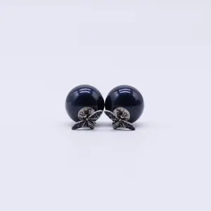 Pre-owned Christian Dior Tribales Crystal Bee Stud Earrings W21431