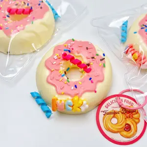 【Buy 3 get 1 free 2026 new model 】Cream Donuttaba squishy slime squishies tabba squishies kidstoysFood-Grade Silicone Slow-Rising Rebound Squishy Fidget Toys for Stress Relief - Soft Squeeze Toys with Thick Creamy Slime Texture, Handmade Non-Toxic Sensory