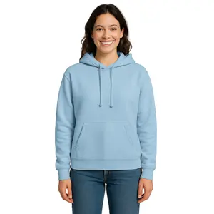 Garment Dyed Hoodie, Vintage Wash Ring Spun Cotton Pullover Sweatshirt, Unisex Relaxed Fit, Cozy Everyday Comfort, 10 Colors