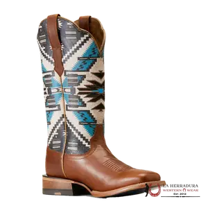WOMENS ARIAT FRONTIER CHIMAYO DARK CHOCOLATE/RIO ARRIBA TURQUOISE 10047050