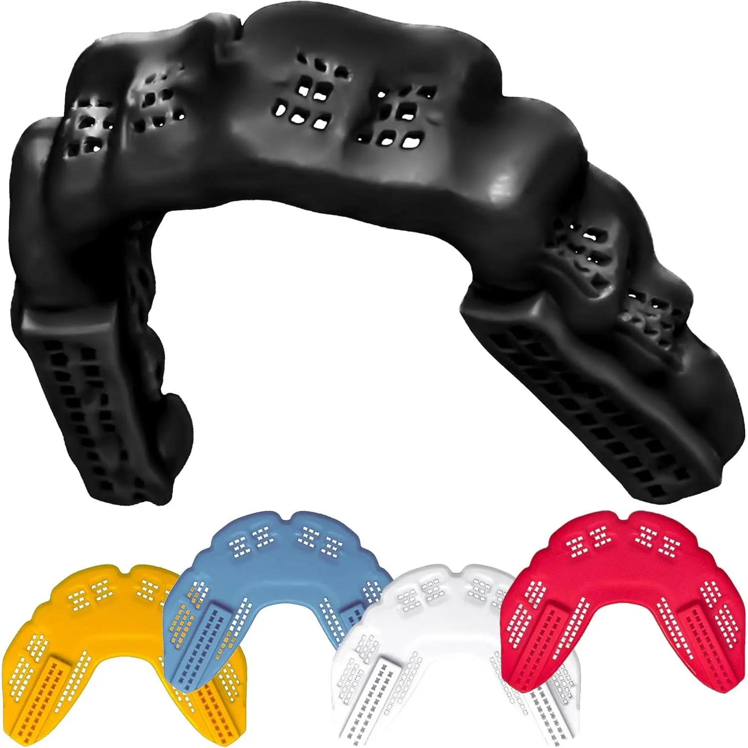 Braces Sports Mouthguard - World's Thinnest & Strongest Mouthpiece for Braces, Youth & Adult Athletes, Ideal for Basketball, Wrestling, MMA, All Seasons, Boxing