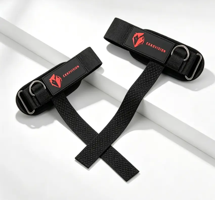 Unisex Heavy-Duty Lifting Straps with Neoprene Padded Wrist Support, Non-Slip Grip, Reinforced Webbing, Double D-Rings, Universal Fit Pivot Pad, Straps for Lifting & Fitness Accessories for Weightlifting, Powerlifting Functional Toe Separators Adjustable