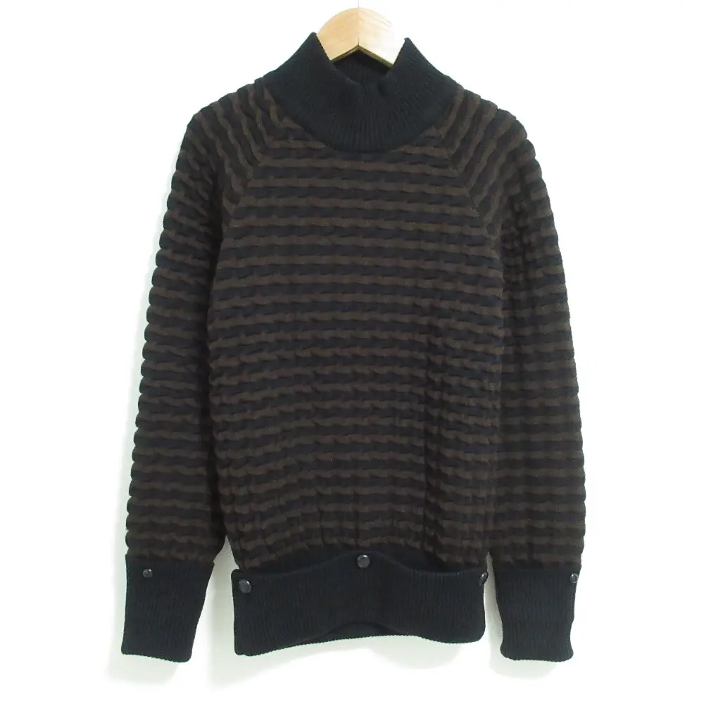 Pre-owned FENDI Cotton Small Leather Goods Knit Sweater