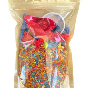 Toy Story Sensory Activity Colored Rice for Kids Complete Sensory Play Cognitive Development Fine Motor Skills Learning Activity