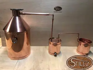 10 Gal 4" Cap Logic  Moonshine Still with Thumper+Worm/Electric Made In The USA