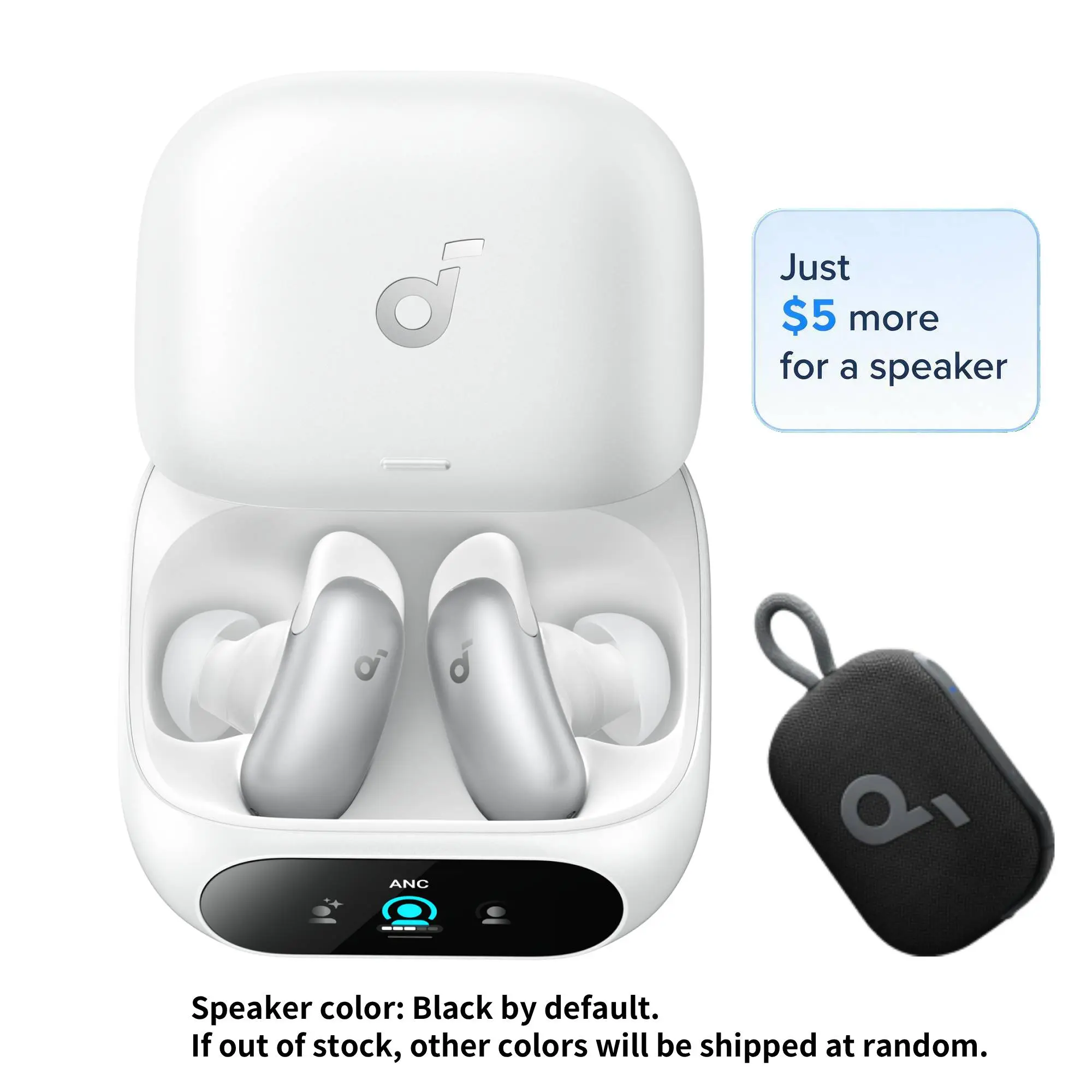 Limited $5 Upgrade: ：Liberty 5 Pro Pearl White+ Select 4 Go Speaker