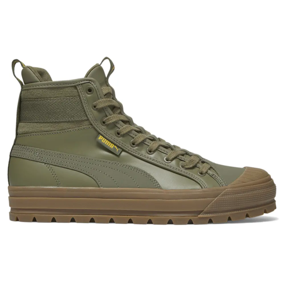 PUMA Mens Capri Para High  Sneakers Shoes Casual - Green